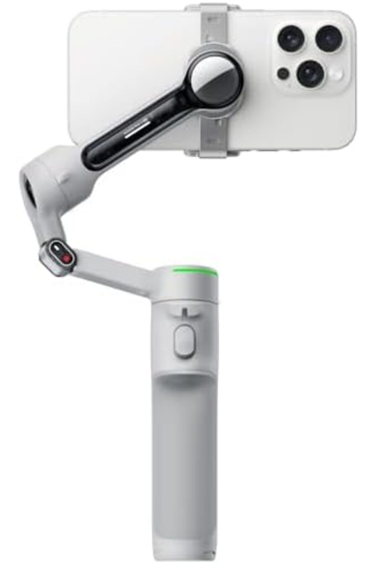 Insta360-Flow 2 Pro Grey - Foldable AI Phone Gimbal, Multi-Person & 360º Pan Tracking, Built-in Tri 4