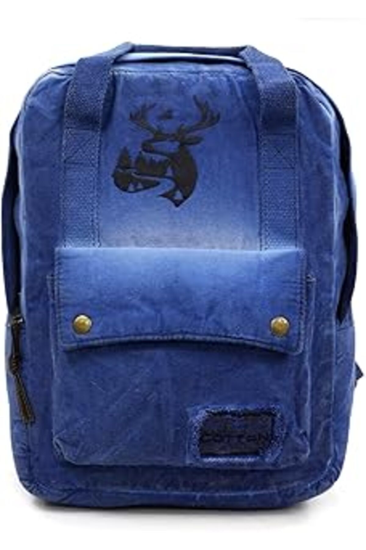 NZM TİCARET Old Cotton Cargo 5067 Acapulco Pamuk Kumaş Okul Laptop Macbook Kitap Kamp Seyahat Günlük Kampüs Sır