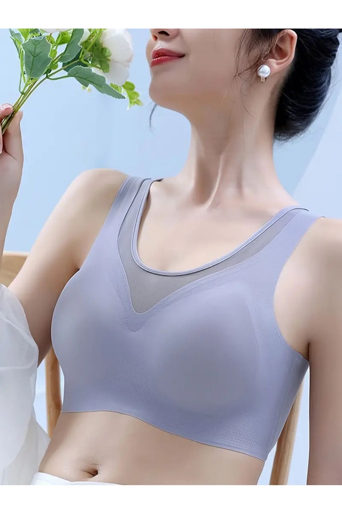 F.K Lazer Kesim Dikişsiz Çıkarılabilir Pedli Kadın Bralet Sütyen