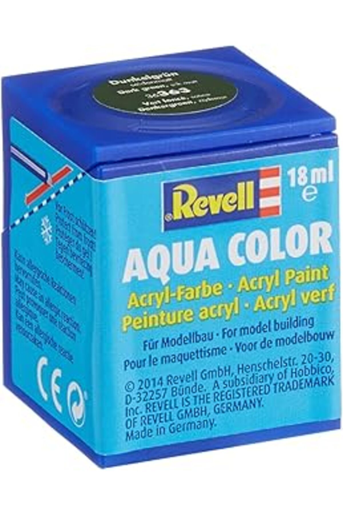 Pazarcan Revell - Su Bazlı Maket Boyası Koyu Yeşil İpek 18 Ml (36363)