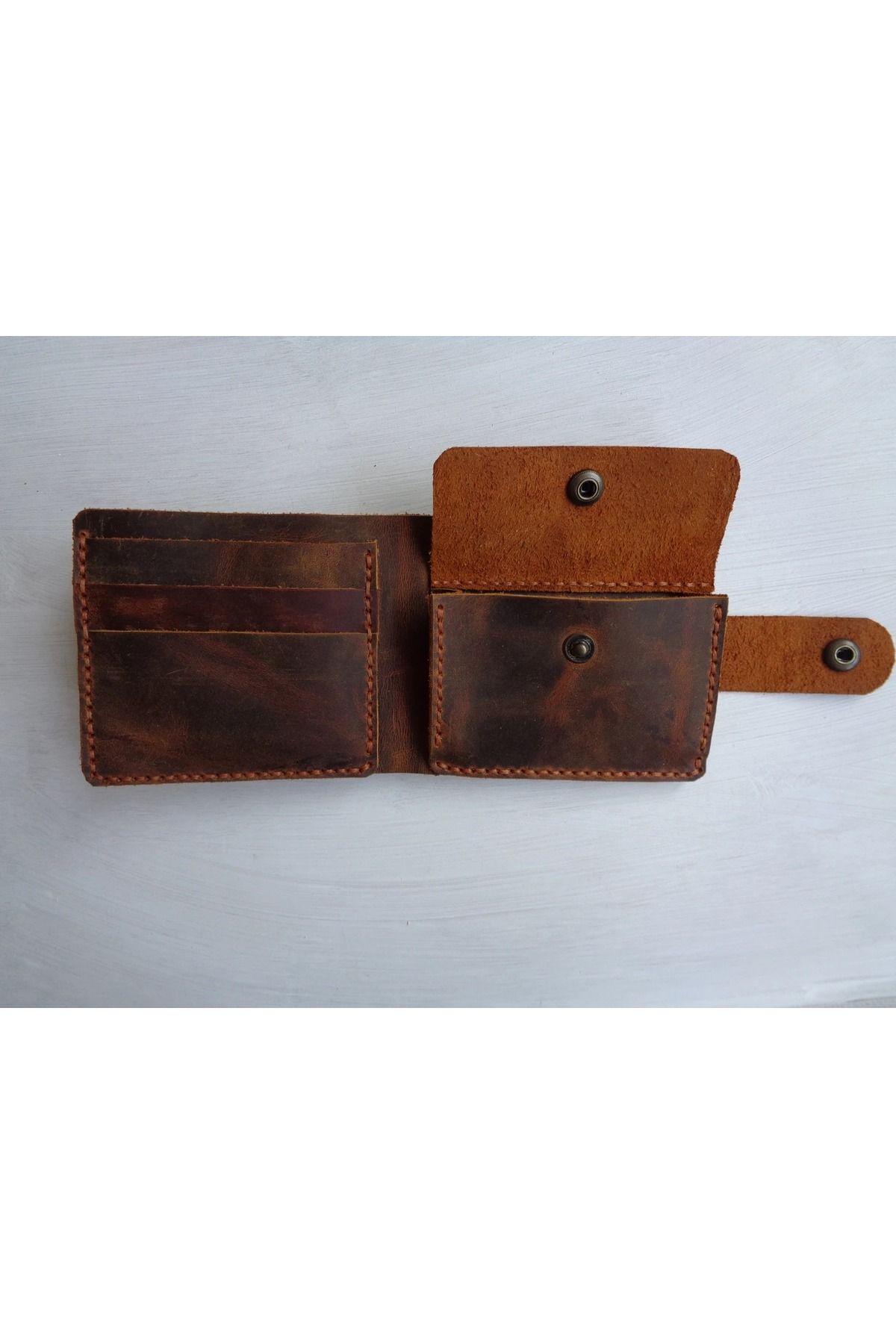 کیف پول مردانه چرم واقعی اورجینال OrcaLeather
