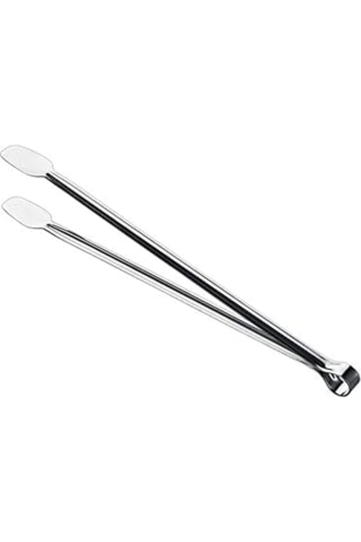 Mu Art Eynel Klasik Metal Mangal Maşası 32 Cm Uzun Boy Çelik Yemek Barbekü Izgara Kömür Köz (32 Cm - 1 Ade