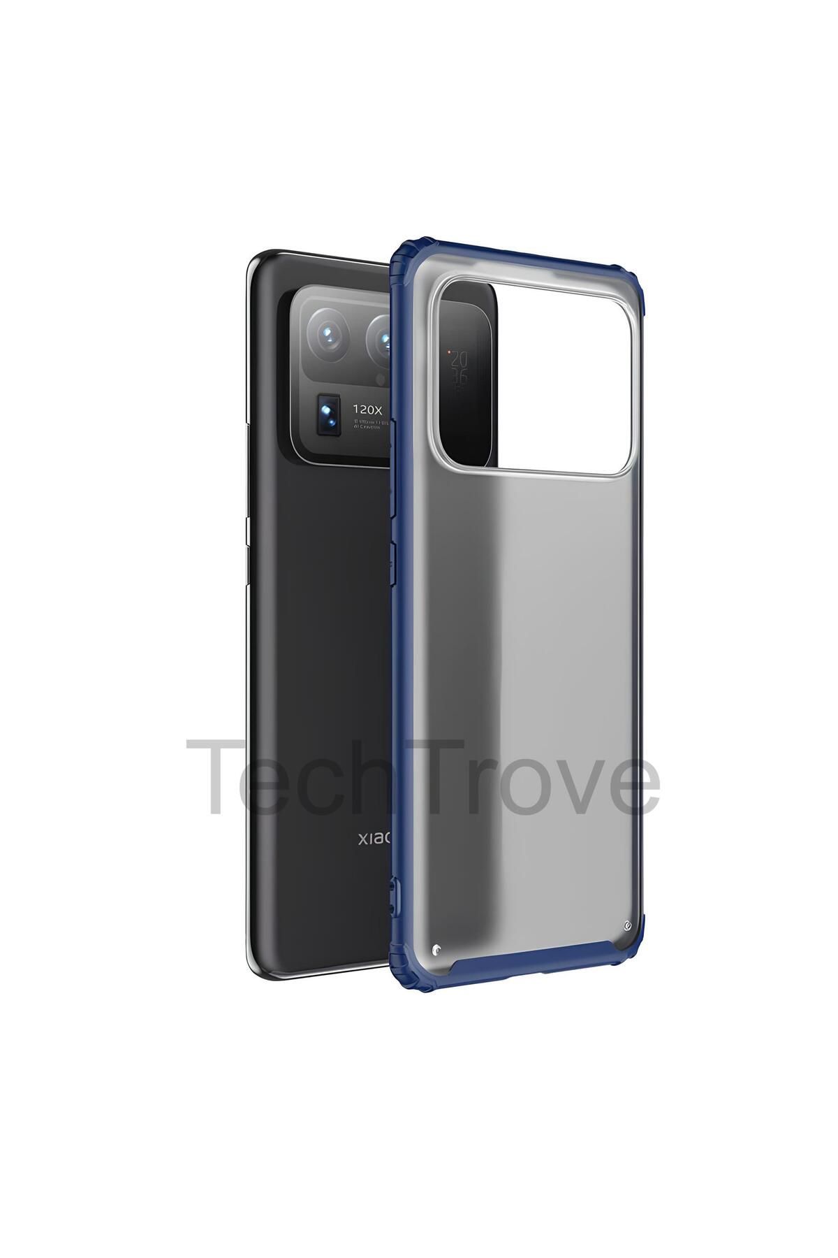 TechTrove Xiaomi Mi 11 Ultra Kılıf Extra Korumalı Arkası Şeffaf Slikon Kapak