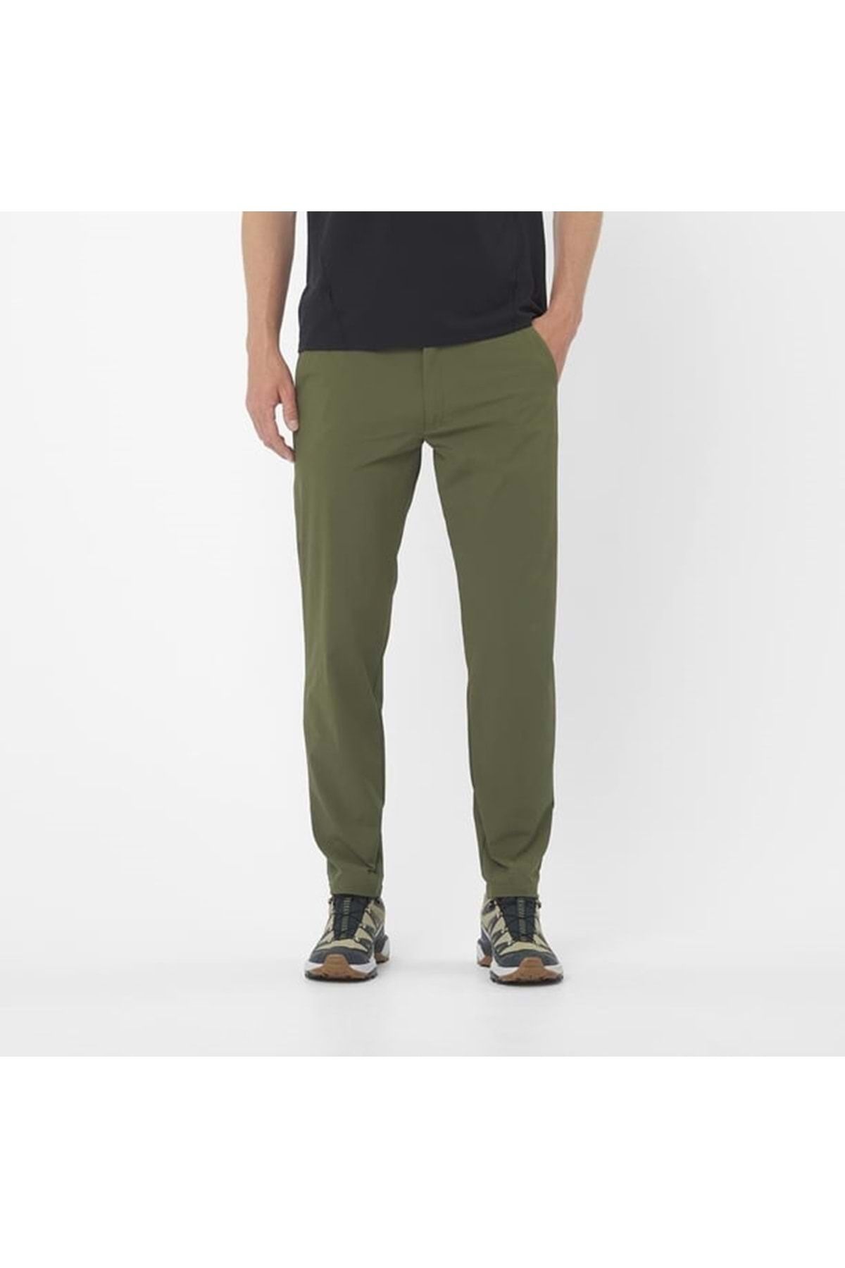 Salomon Wayfarer Everyday Pants M LC2439 Erkek Outdoor Kamp Pantolonu Erkek Pantolon HAKİ