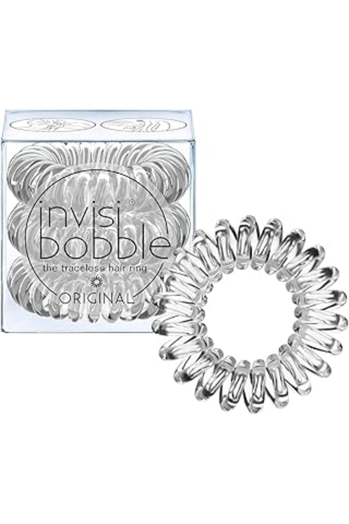 karadağsb Invisibobble Original Crystal Clear 3'Lü Saç Tokası