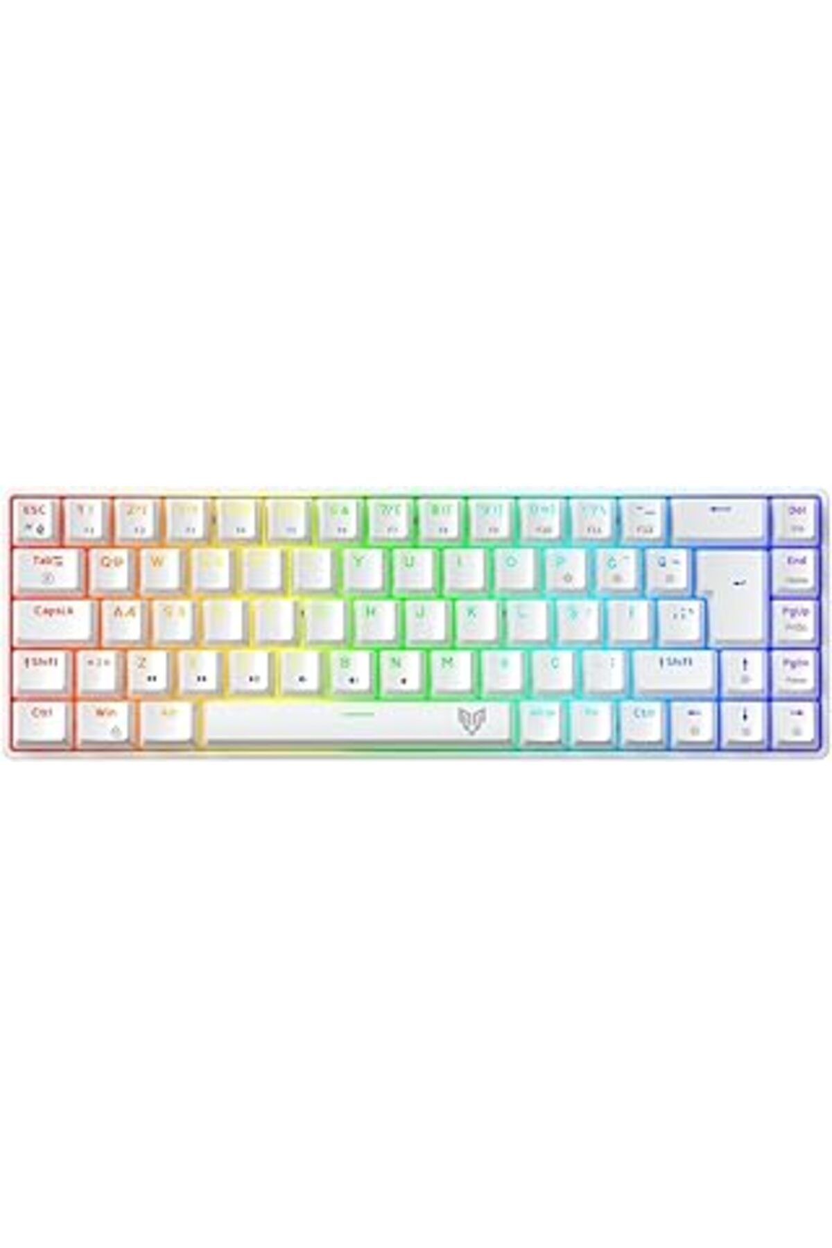 NZM TİCARET Blueforce Titan Rgb Mekanik Gaming Oyuncu Klavyesi Red Switch Q Tr
