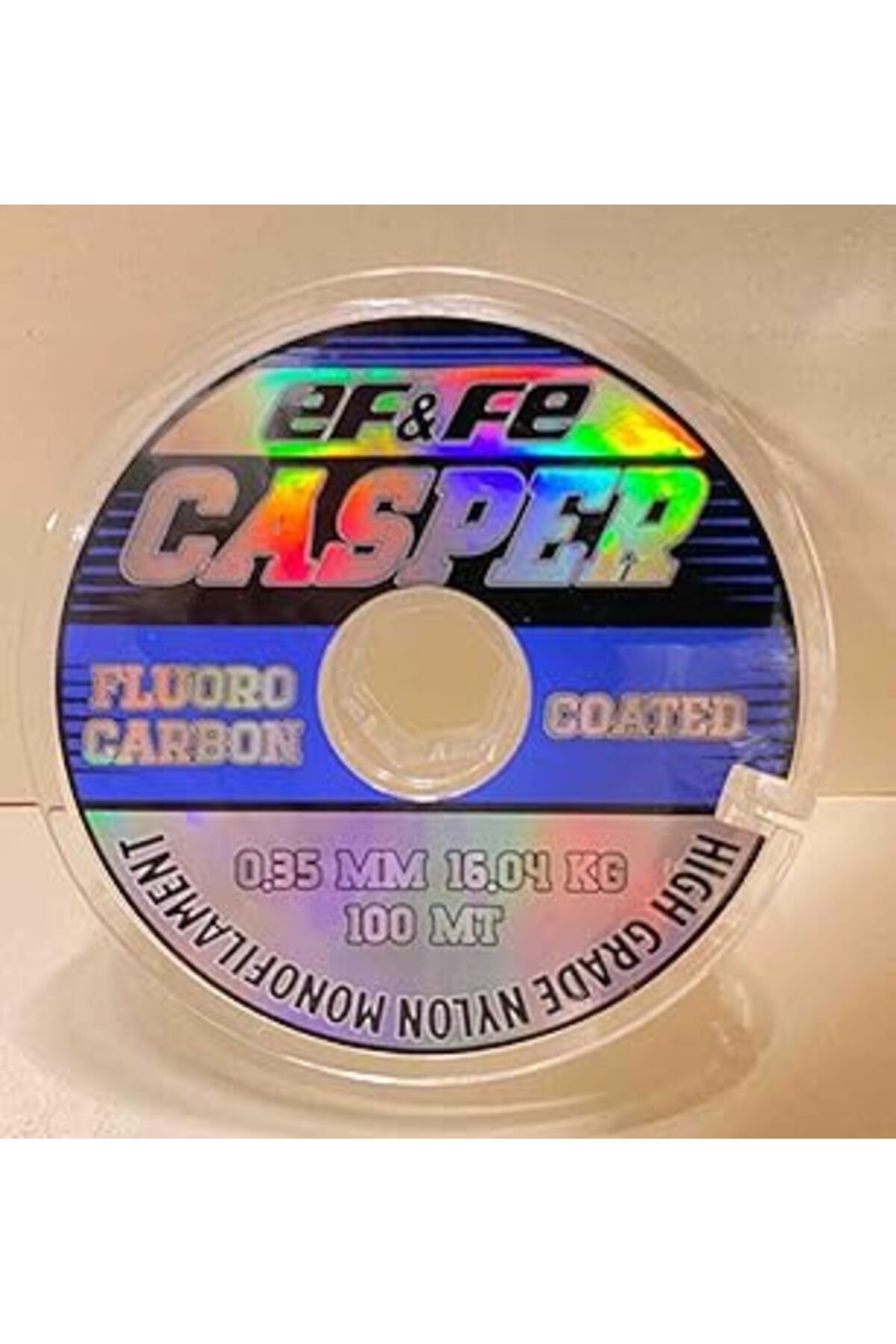 NZM TİCARET Ef&fe Fluoro Karbon Kaplamalı Monofilament Misina, 0,35 Mm Çap, 16,04 Kg Ağırlık, 100 Mt Uzunluk