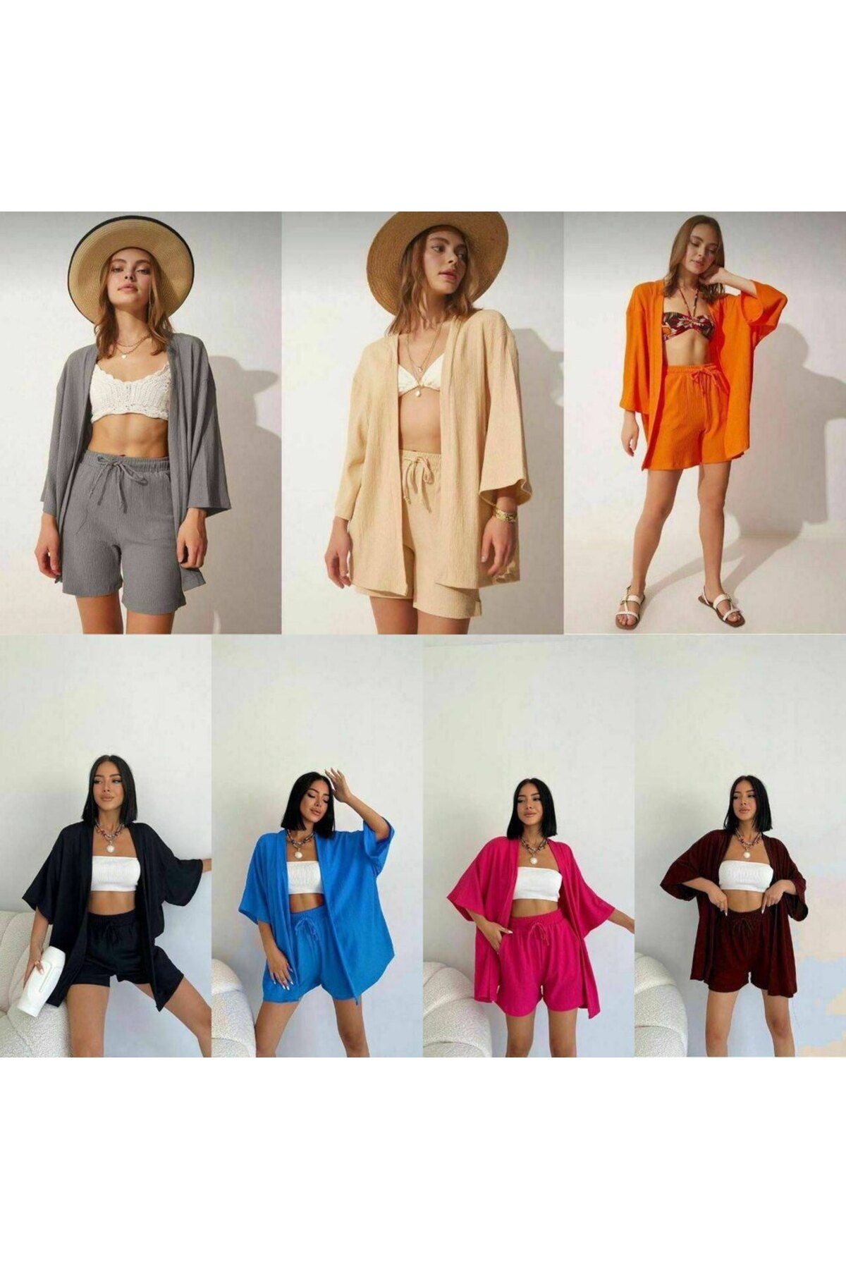 Lorinya Butik EFSANE ŞORTLU KİMONO