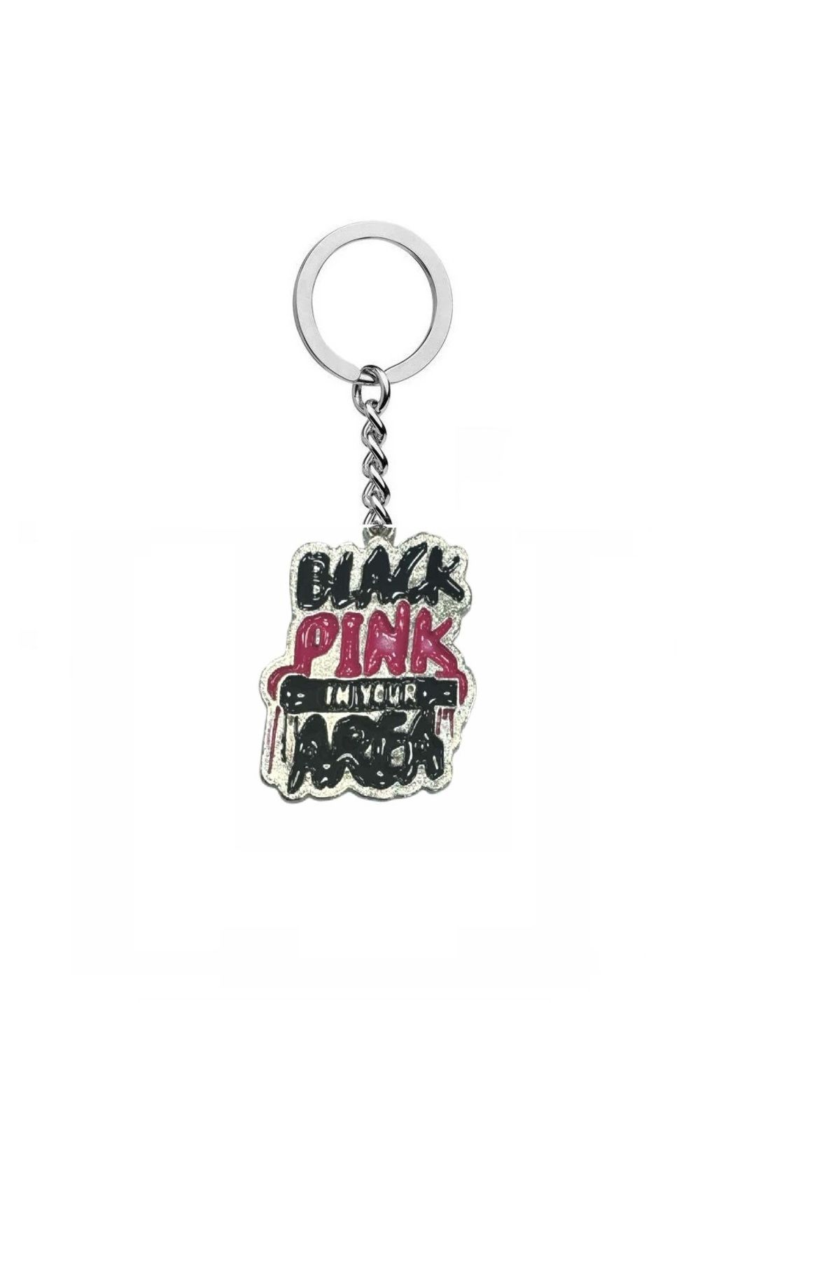 Herşey Nota Blackpink Kolyesi – K-Pop Hayran Ürünü Unisex Gümüş Renk Anahtarlık