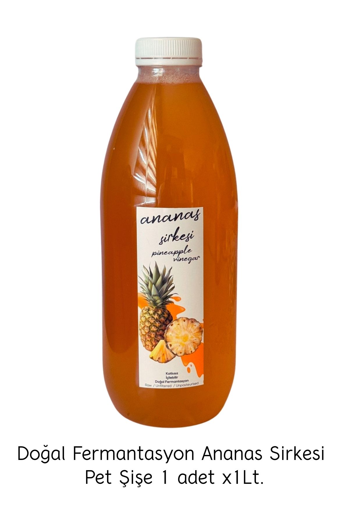 yaşayanbilge Ananas Sirkesi Doğal Fermantasyon 1 Lt.