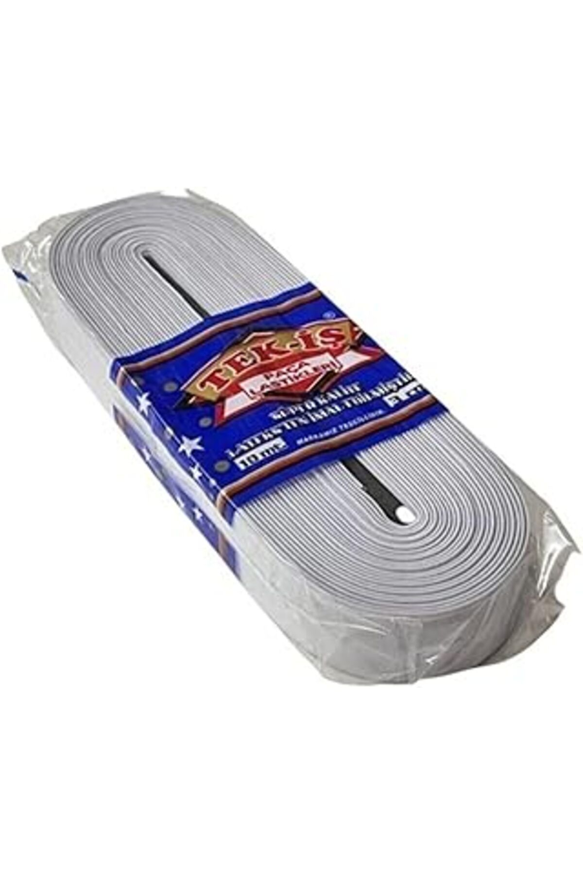 karadağsb Beyaz Yassı Don Lastiği - Bel, Don Ve Etek İçin Geniş Lastik, 10 Metre (3 Cm Kalınlık)