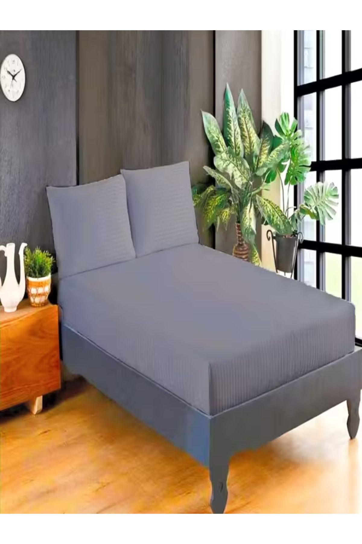 PREMIUM SATİN ÇİFT KİŞİLİK LASTİKLİ ÇARŞAF