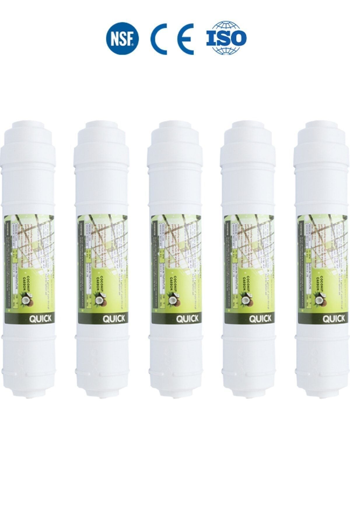 Filter Store Su Arıtma Cihazı Filtresi Son Karbon Filtre Ekonomik Paket 5 Adet