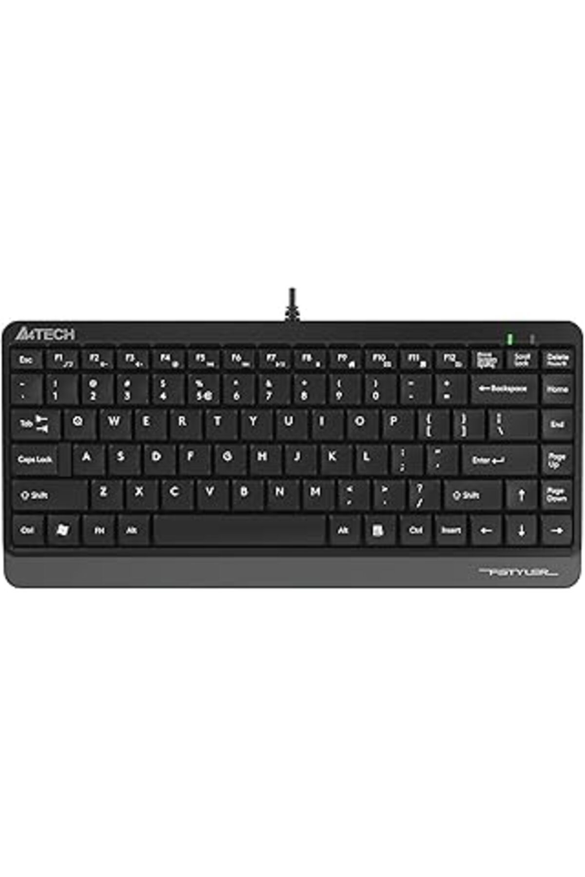 robotrend A4 Tech Fk11 Q Türkçe Usb Fn-Multimedya Mini Siyah/Gri Klavye