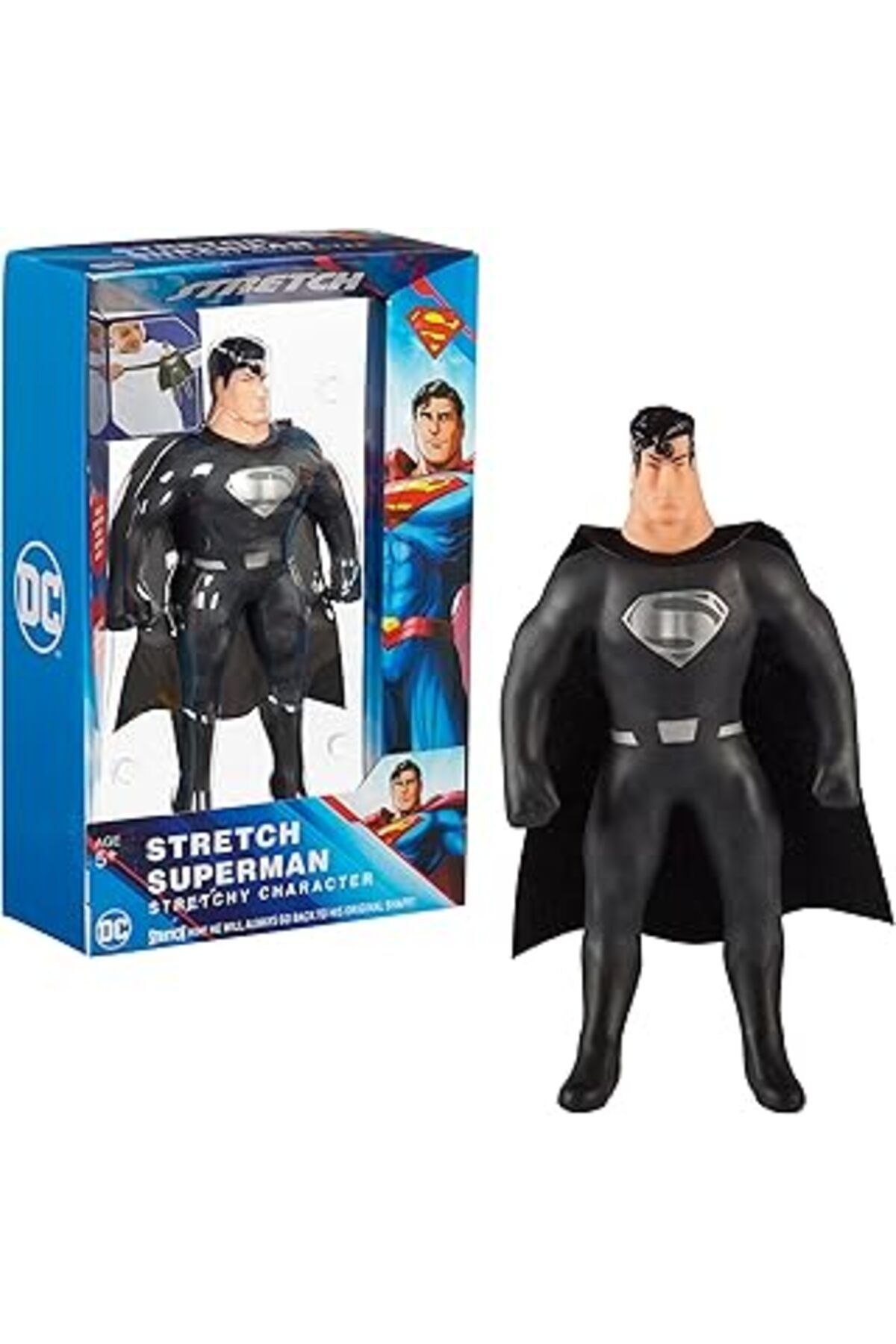 Mu Art Ahşap Character Options Streç Süpermen İnanılmaz Uzatılabilir Ve Eğlenceli Dc Hediye Erkek Süper Kahraman