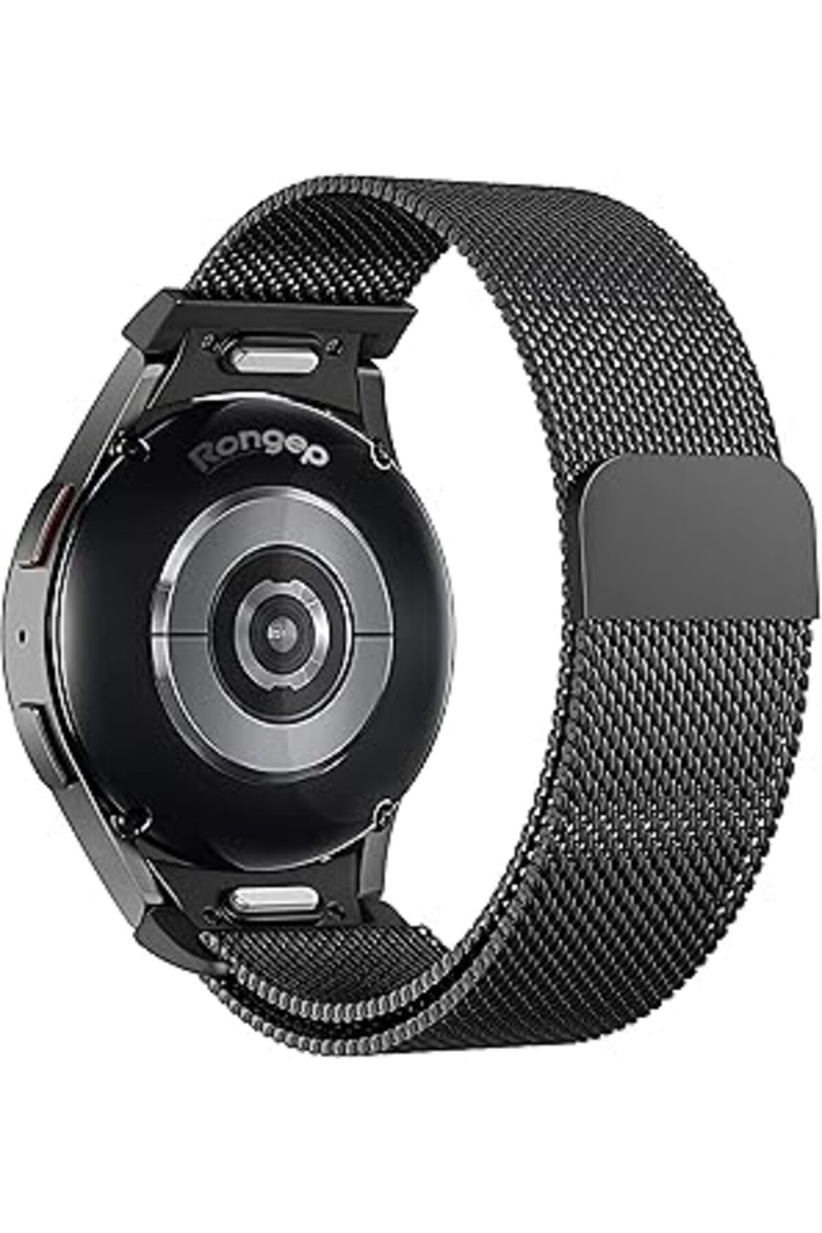 NZM TİCARET Rongep One Click 20Mm Metal Hasır Kordon Samsung Ile Uyumlu Galaxy Watch Fe/7/6/5/4 Serisi İçin Man