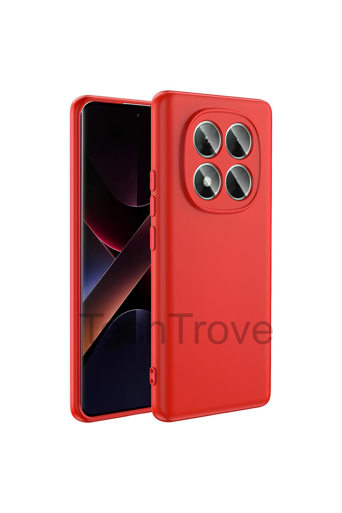TechTrove Xiaomi Poco X7 Kılıf İçi Kadife Süet Tasarımlı Kamera Korumalı Renkli Silikon Kapak
