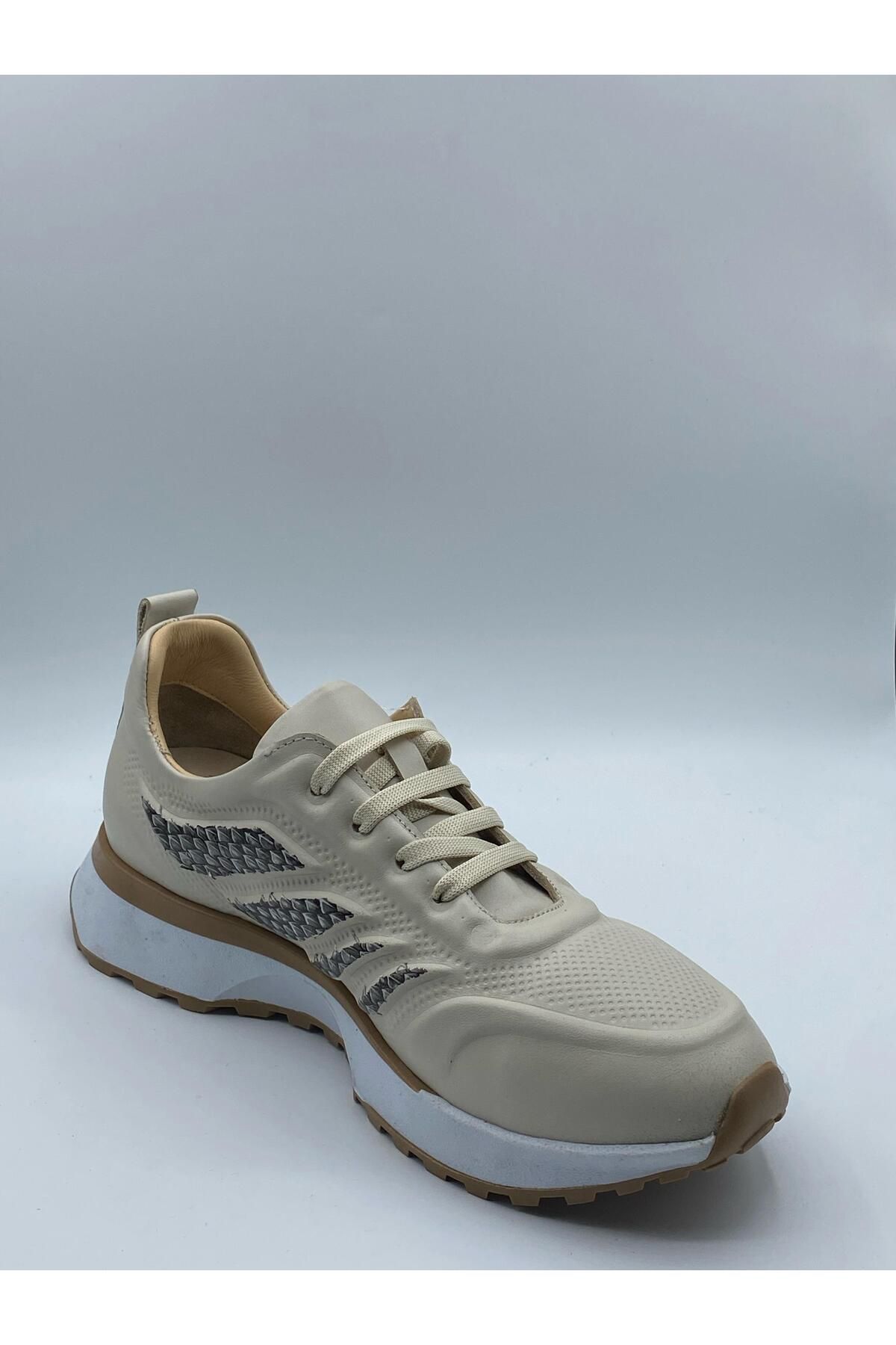 NEWGÜLTEKİN KADIN HAKİKİ DERİ SNEAKER SPOR AYAKKABI