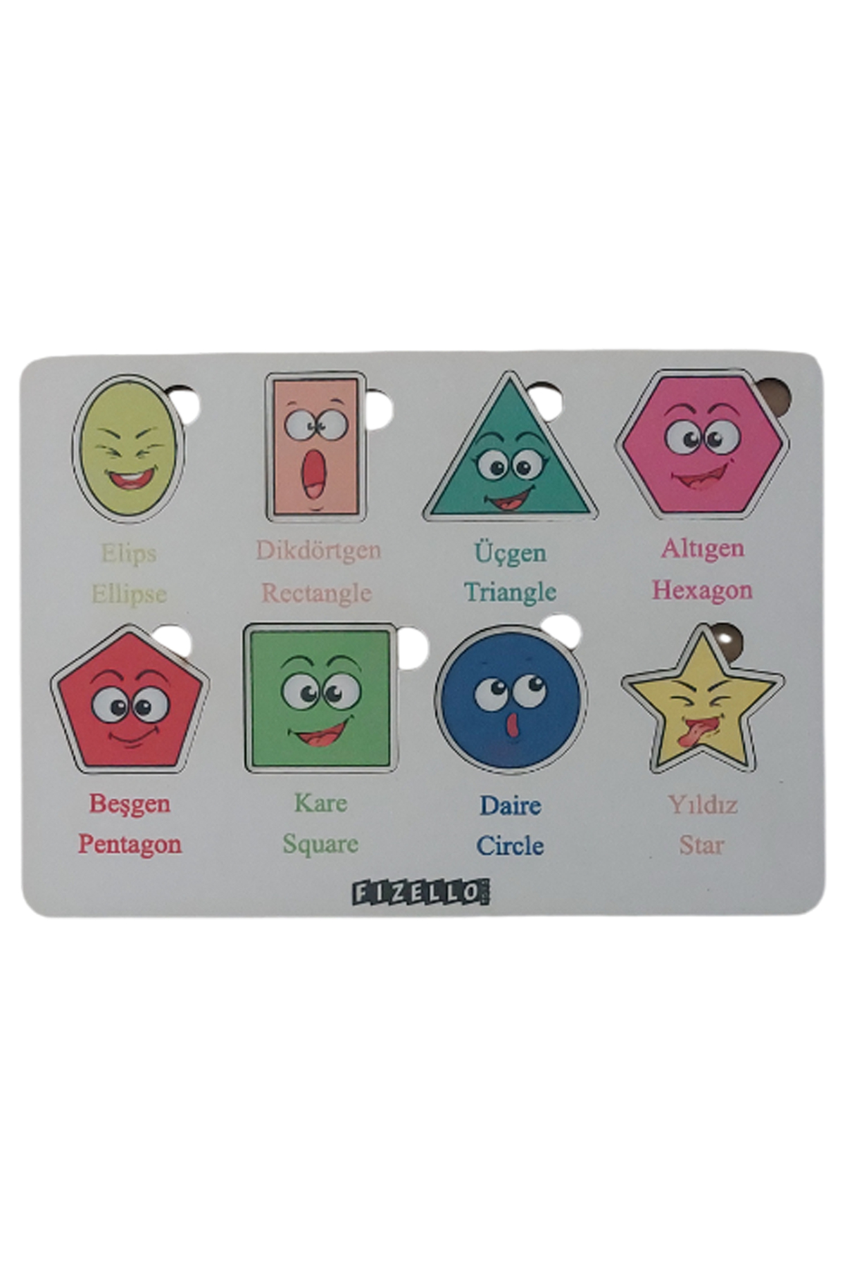 Fizello Geometrik Şekiller Bul Tak Eğitici Öğretici Puzzle Montessori & Yapboz Bebek Çocuk Oyuncak fotoğrafı 6 (önizleme)