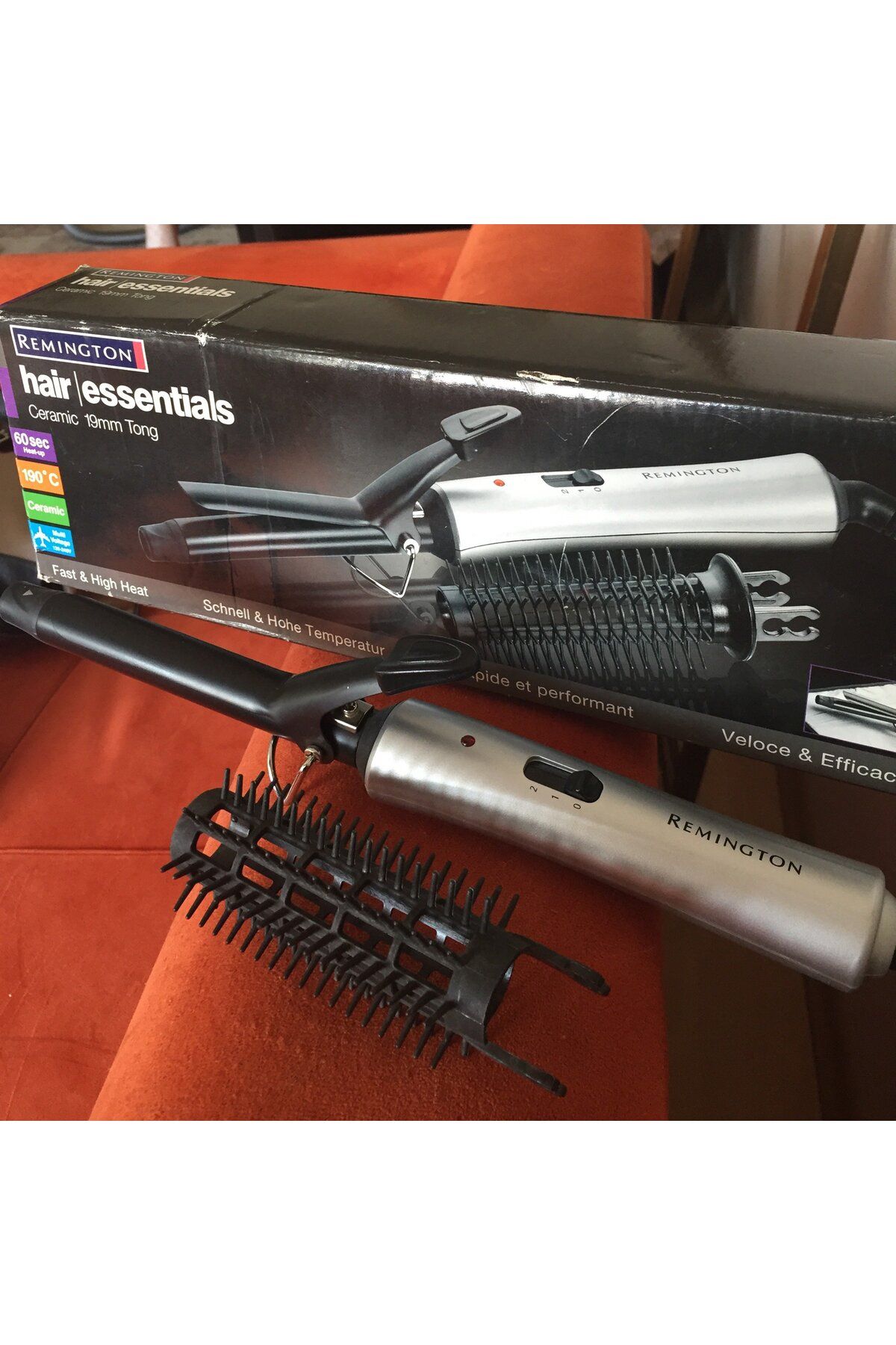 Remington Hair Essentials Ceramic 19 mm Tong Cl19 Maşa (Isıya Dayanıklı Çanta HEDİYE)