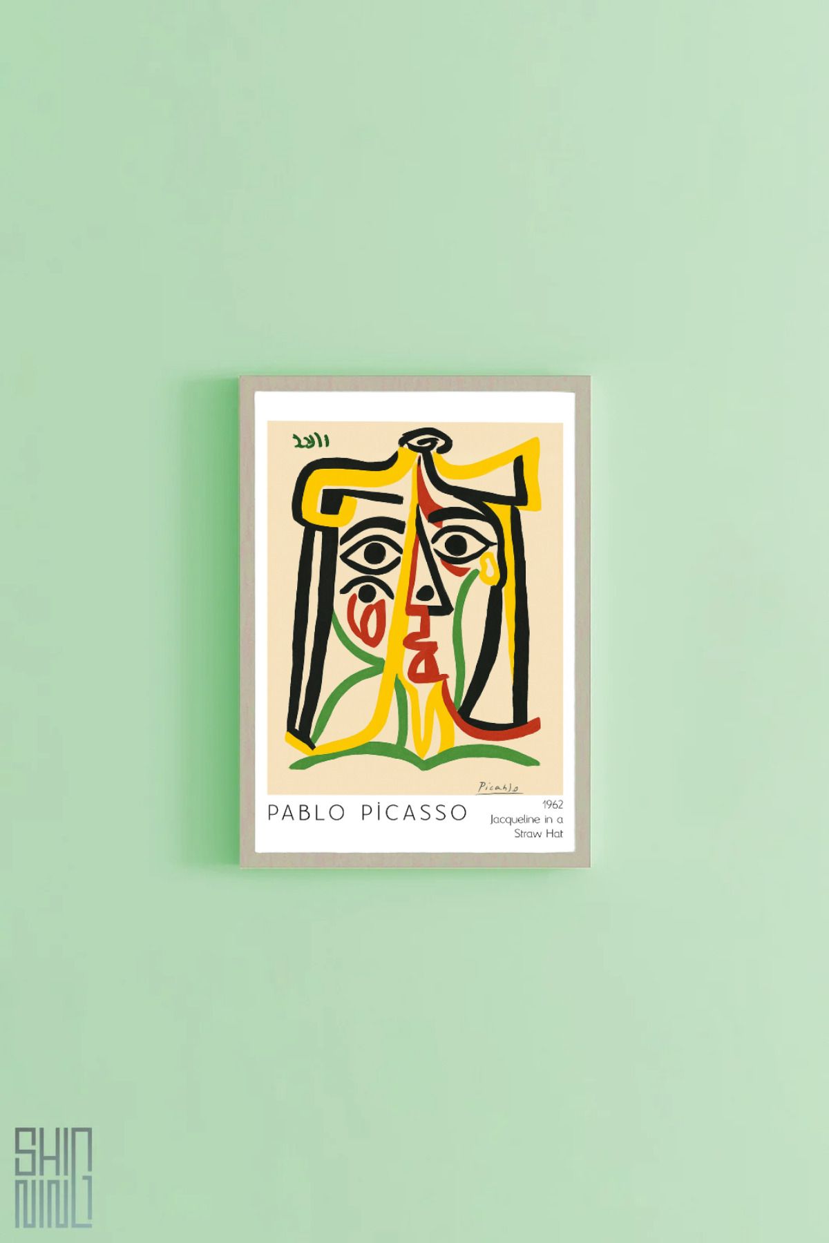 Home Çerçeveli "Pablo Picasso" Tablo