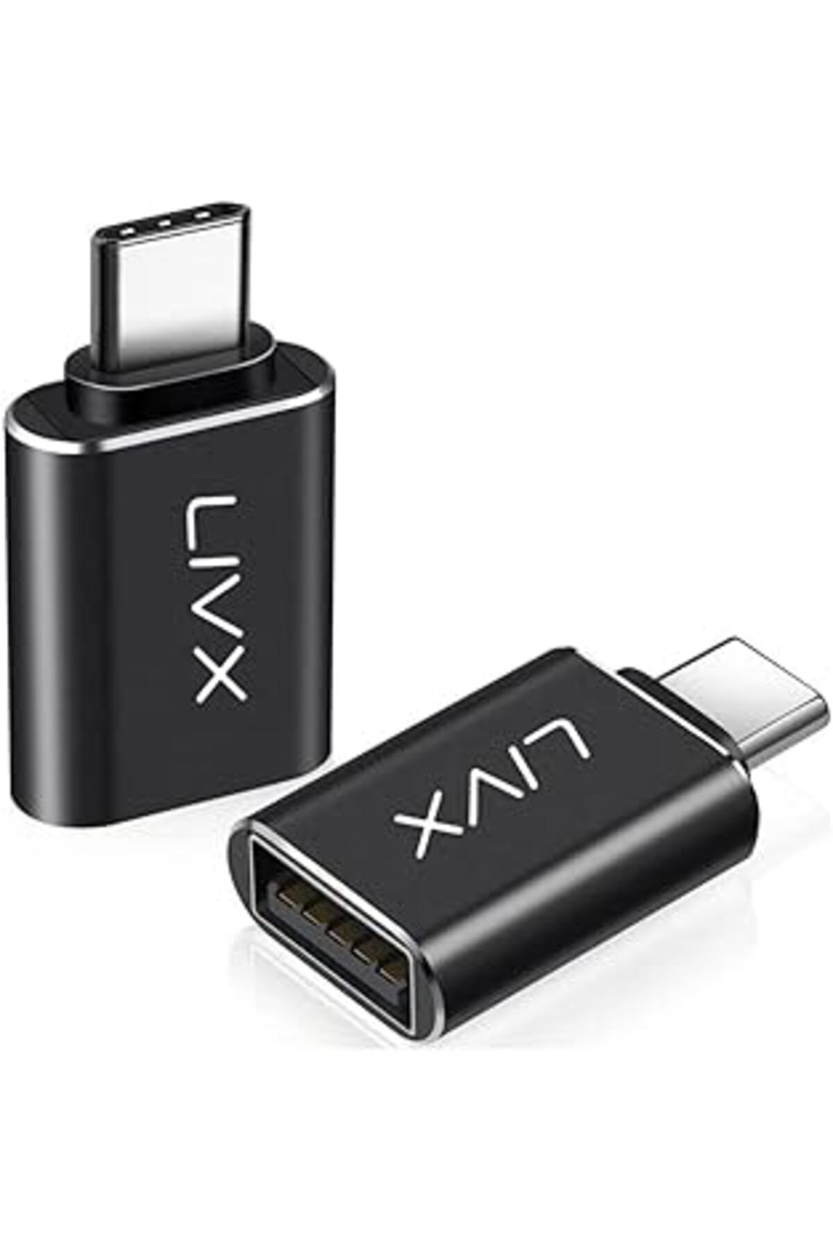 NZM TİCARET Livx Usb 3.1 To Type-C 10Gbps 3A Hızlı Şarj Ve Data Aktarımı Çevirici Dönüştürücü Otg Adaptör Siyah