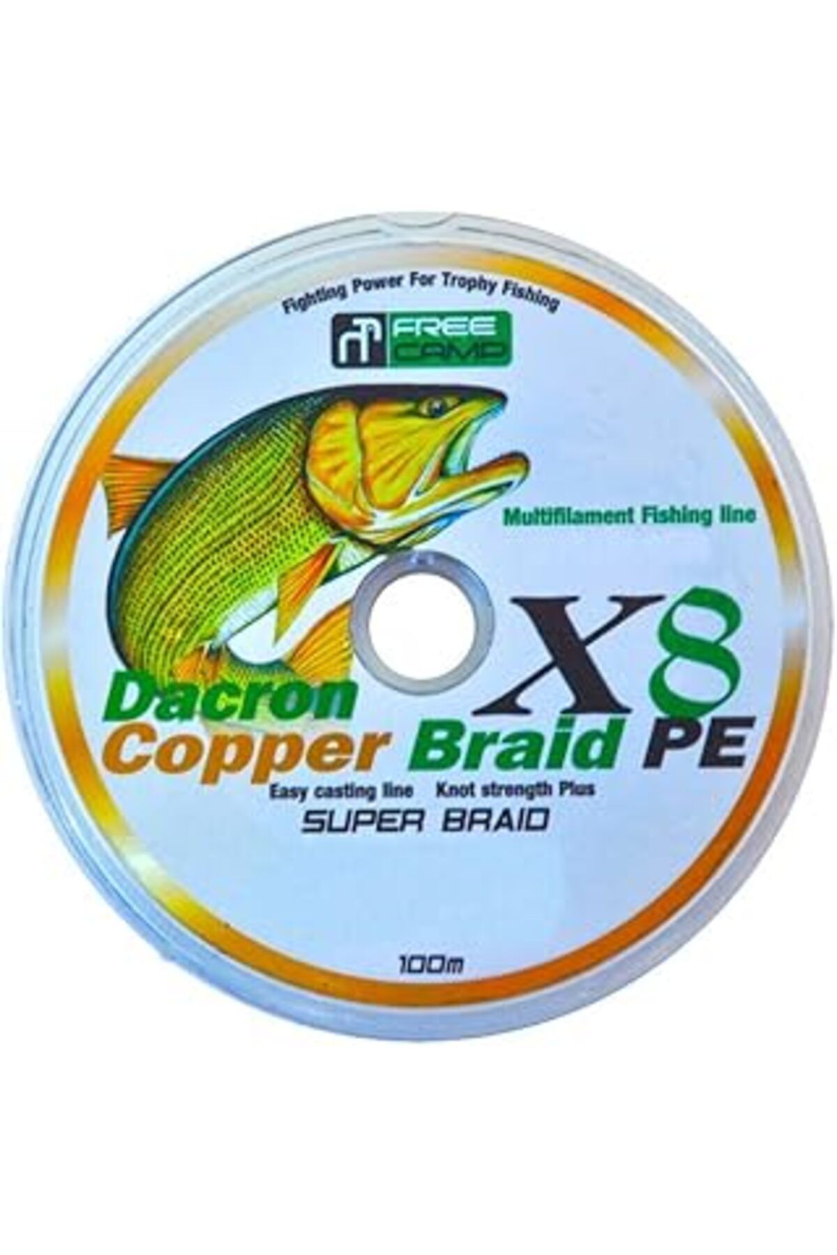NZM TİCARET Copper 8 Braid 100 M, 0.28 Mm Olta Misinası