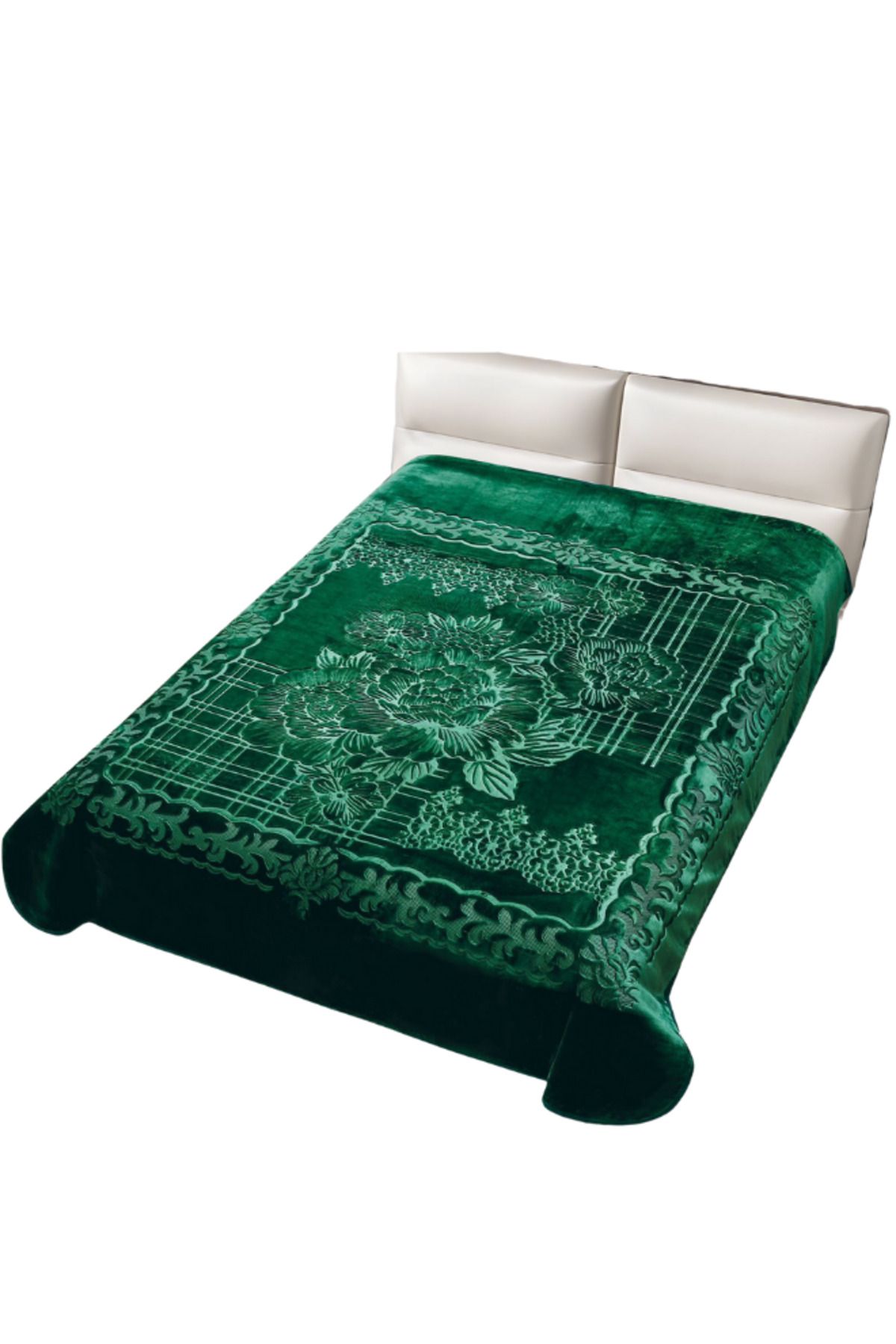 smart home-Luxury Winter Blanket for Two People - Soft, Patterned, Two-Layer Blanket - Weight 4 kg - Size 200 x 230 cm 2