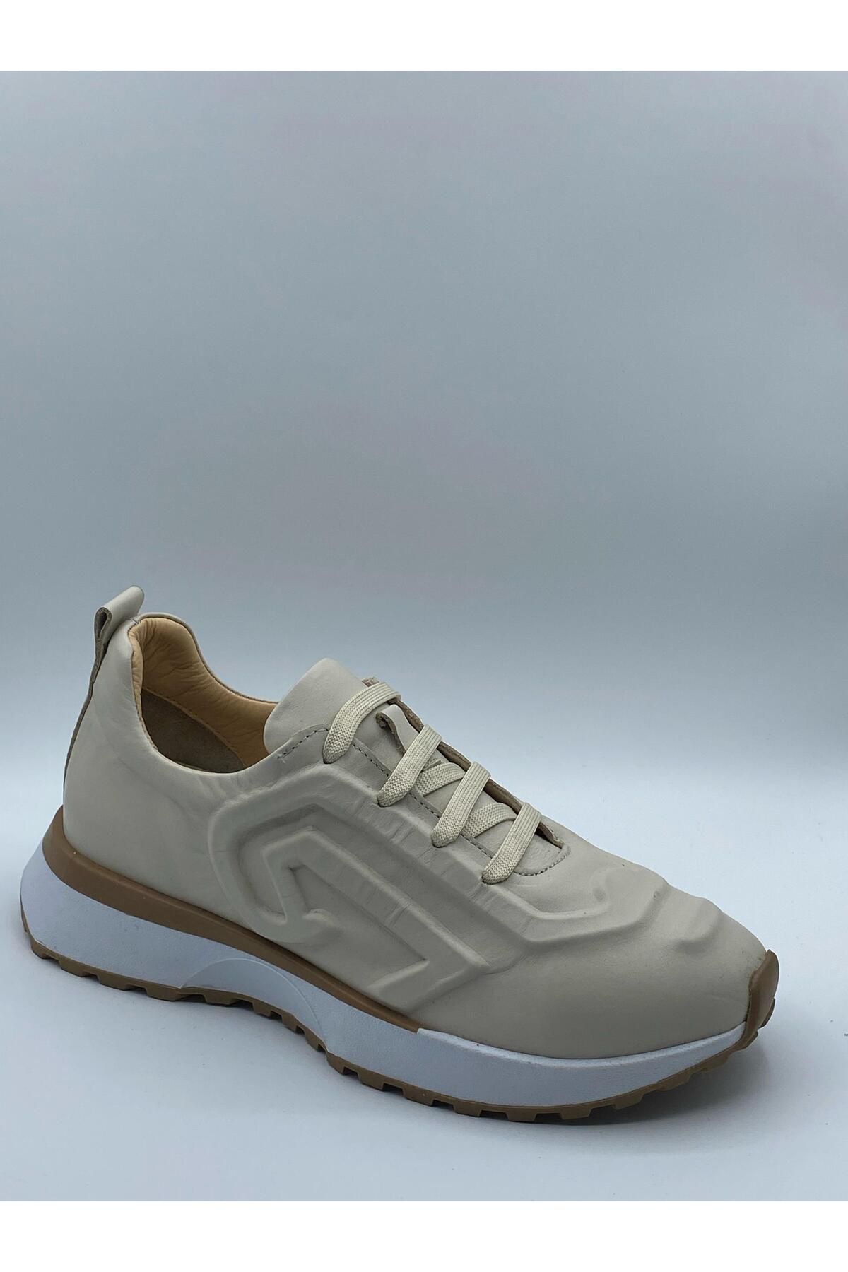 NEWGÜLTEKİN KADIN HAKİKİ DERİ SNEAKER SPOR AYAKKABI