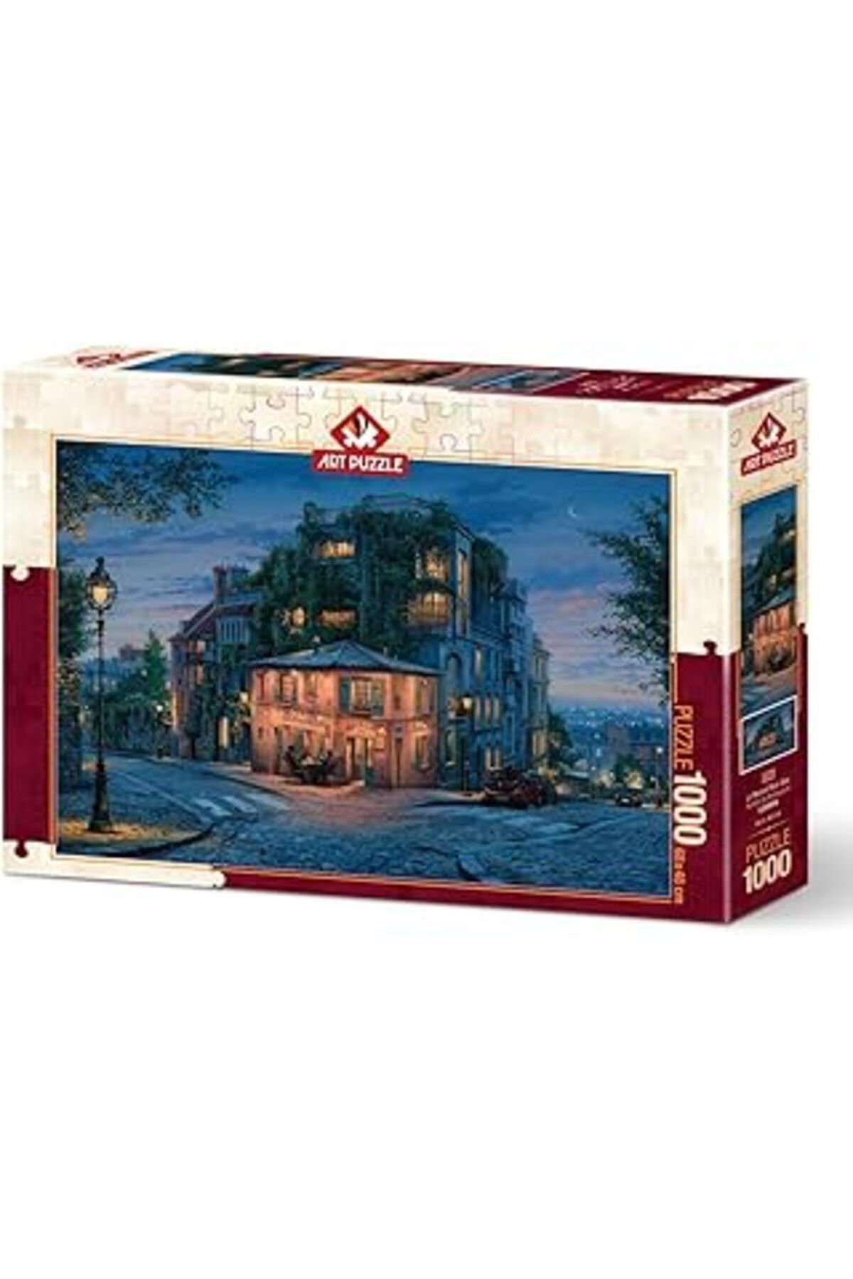 karadağsb Art Puzzle Pembe Ev 1000 Parça Puzzle