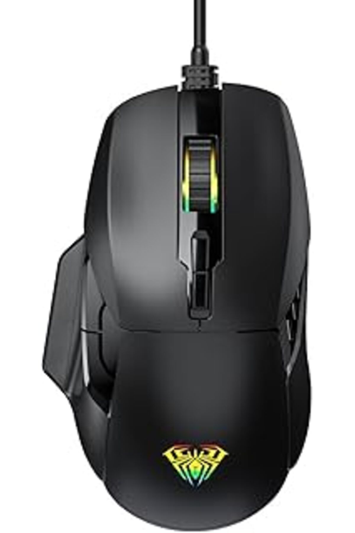 Mu Art Ahşap Aula F815 12800Dpi Rainbow 7 Tuşlu Makro Optik Gaming Oyuncu Mouse