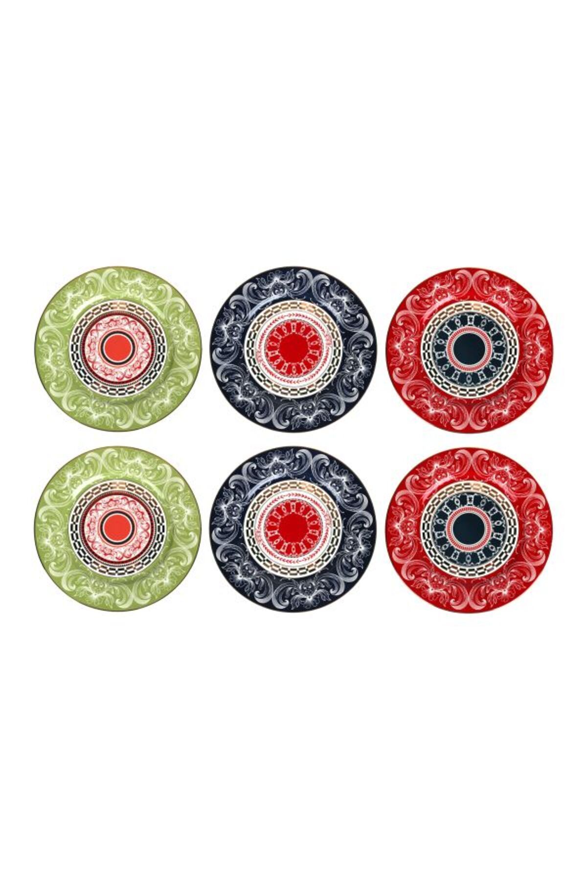 Lucky Art Lancelot New Bone China Porselen 27cm 6lı Servis Tabağı
