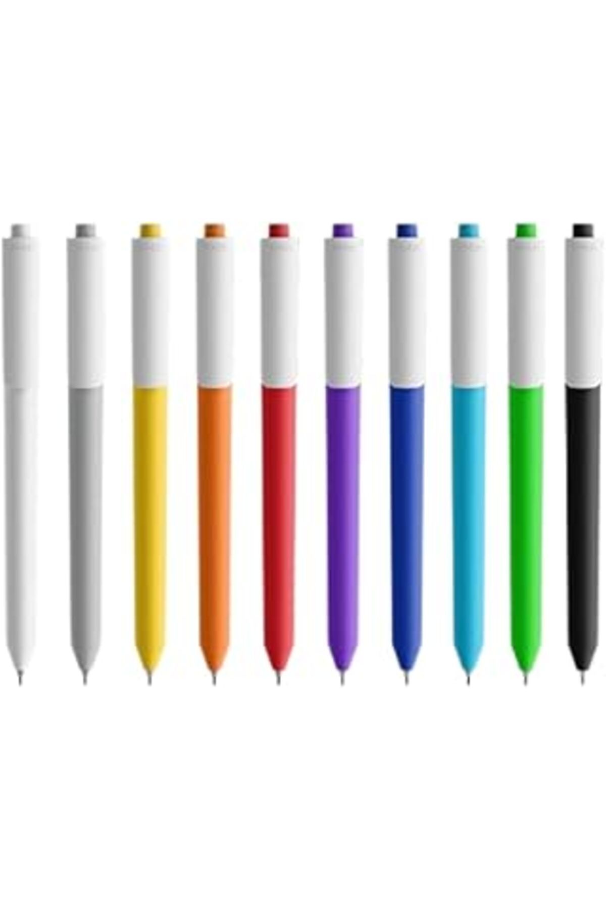 Mu Art Pigra Jel Kalem 10 Adet Plastik Gövde Jel Yazım Konforu Mavi Mürekkep