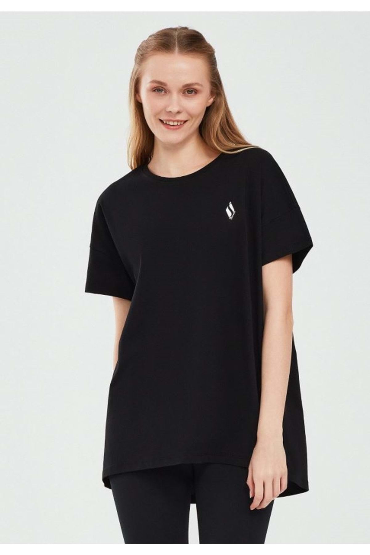 SKECHERS W Performance Tops Crew Neck T-shirt S221482 Kadın Tişört SİYAH