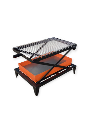 ALKAN KALIP Tel Izgaralı Yükseklik Ayarlı Sabit Ayaklı Mangal