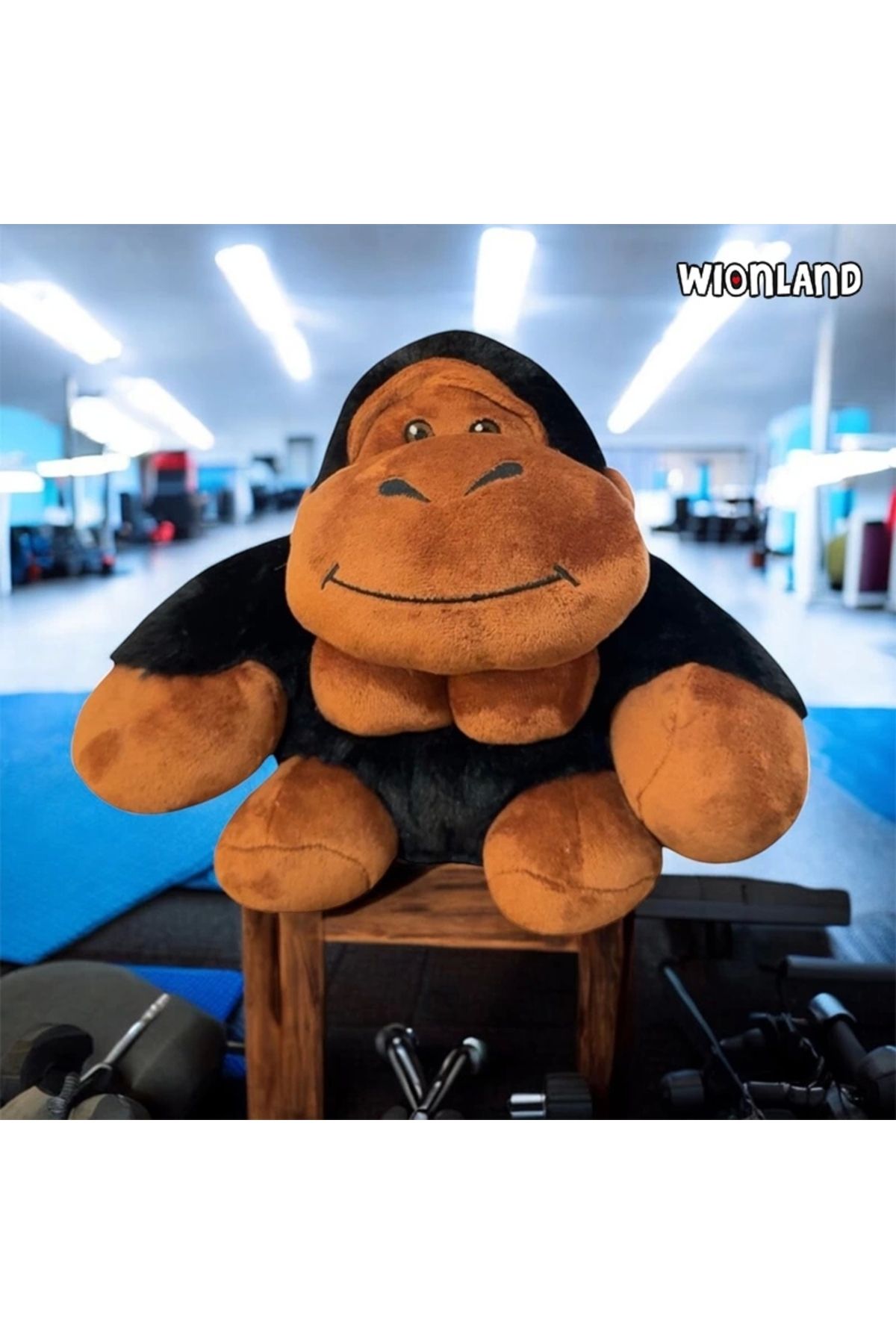 Wionland Sporcu Kral Goril Peluş Oyuncak