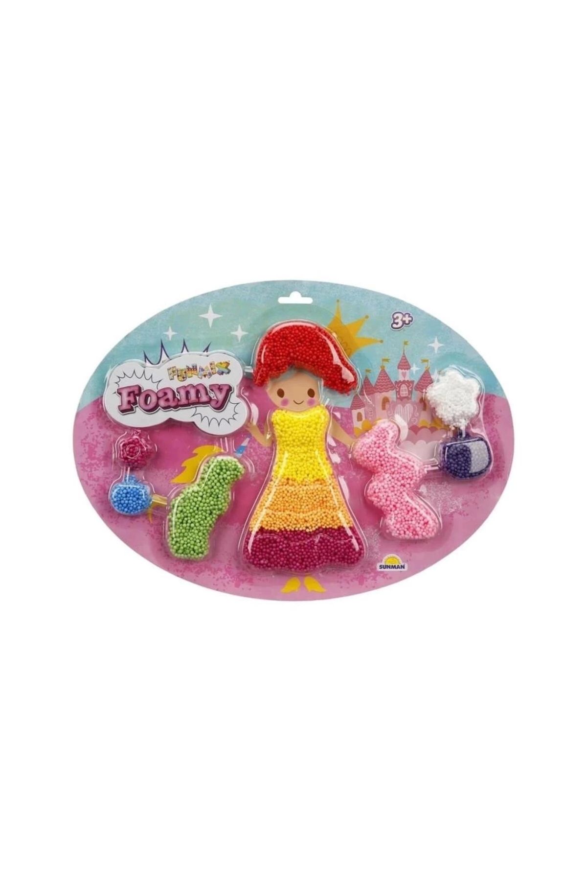 Nemere 1003565 Funmix Foamy Renkli Dünyalar Slime -Sunman