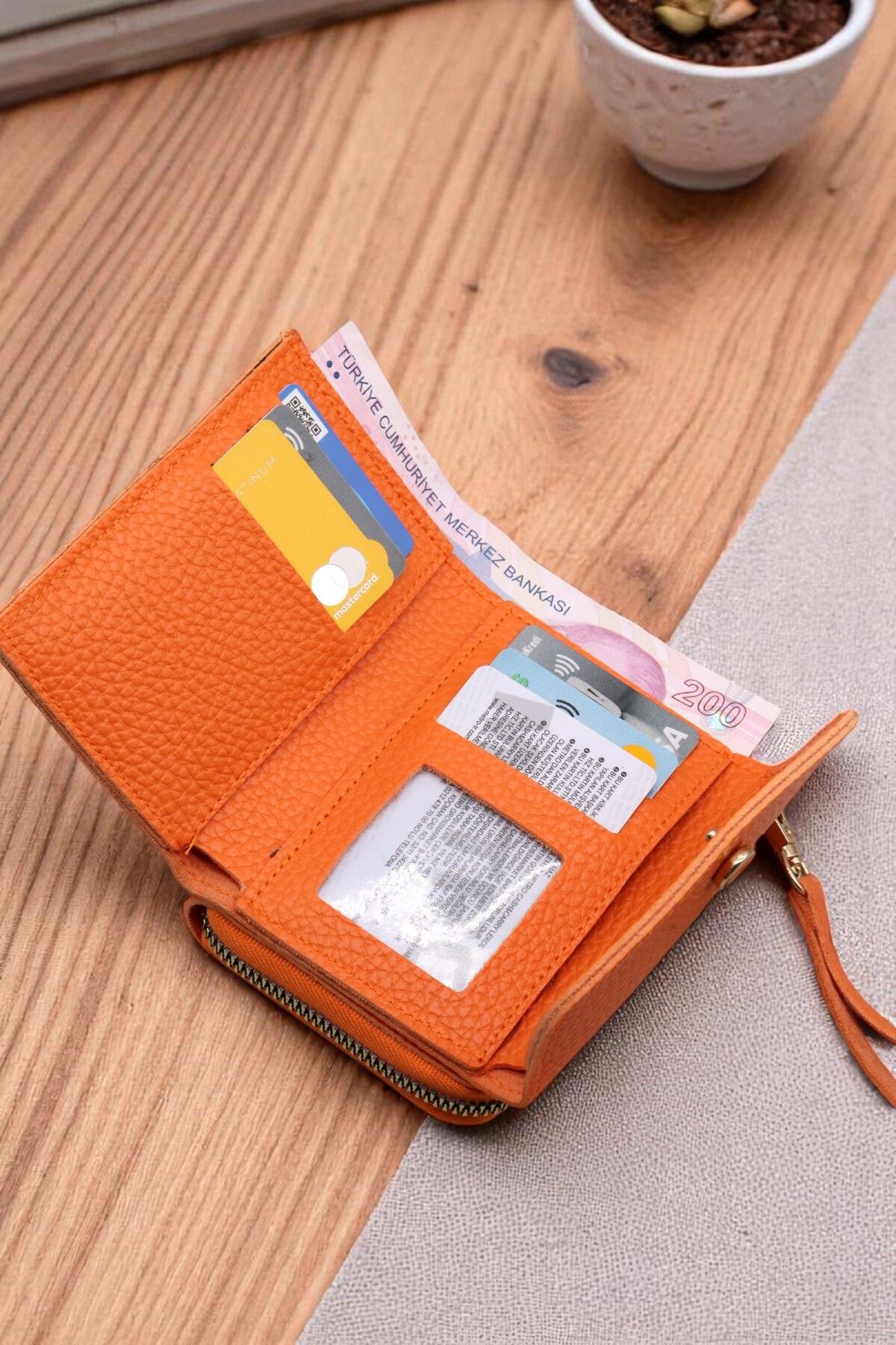 HFKY Fermuarlı Mini Çanta Boy Cüzdan. Cüzdan RY1004