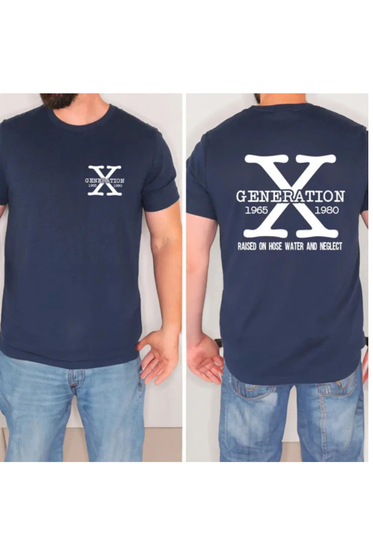 FeaR LeeS GENERATION X Raised On Hose Water And Neglect Baskılı Oversize T-shirt