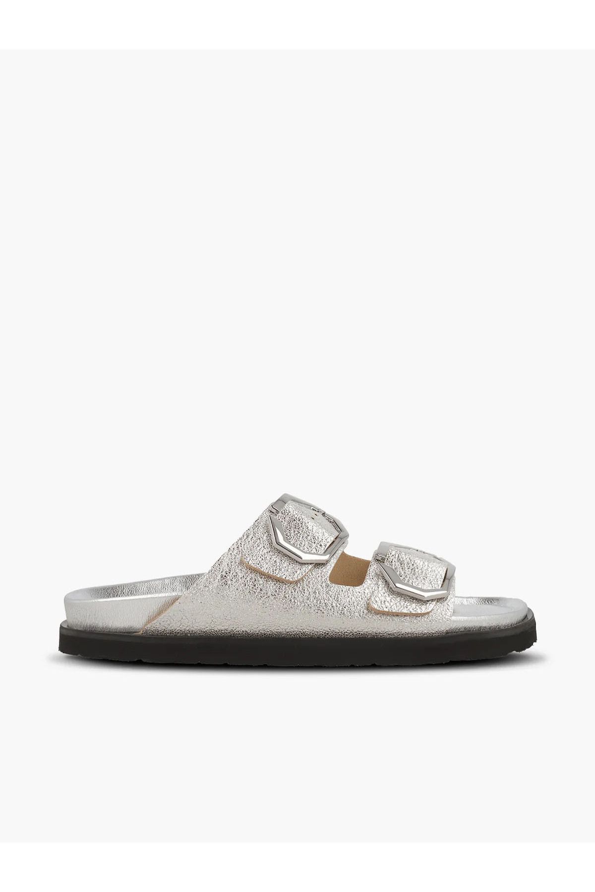Genuins Kadın / Kız Terlik GALIA G105679 Genuins Vegan Silver