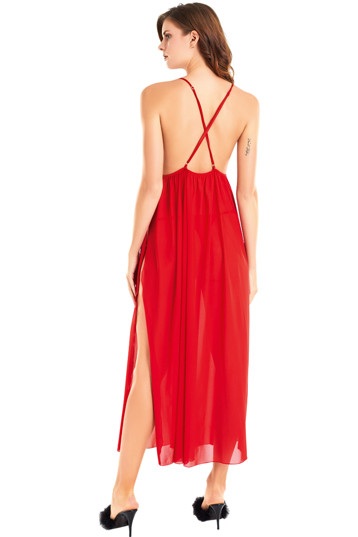 NightLove Kadın Uzun Gecelik 765 MOONGİRL