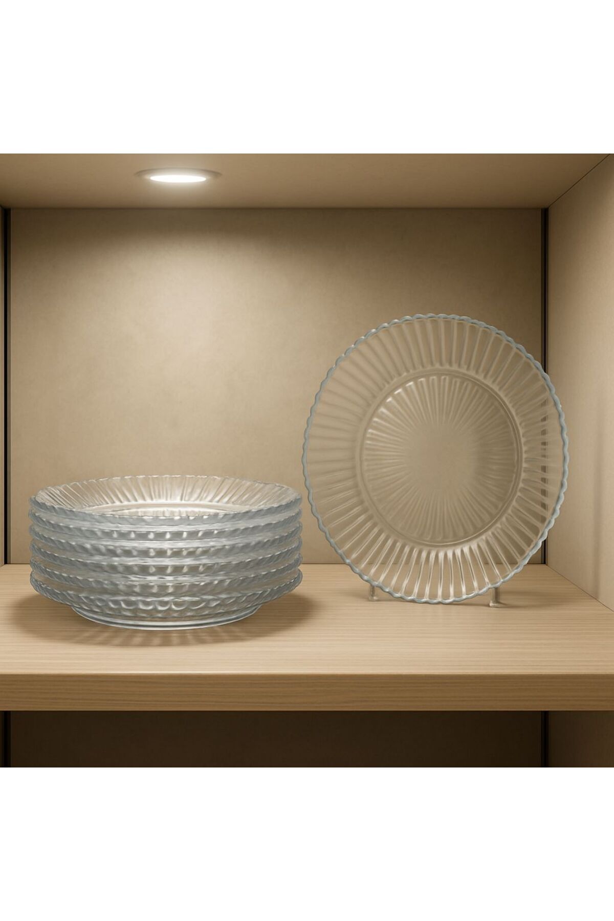 Makara Grup Diamond Dessert Plate Pasta Tabağı ( 6 lı )