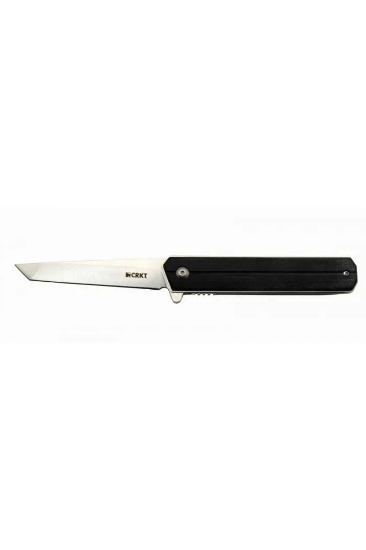 melfxxl eticaret Crkt 15ff Bk Tasian Tanto Çakı 20 Cm , Deri Kılıflı