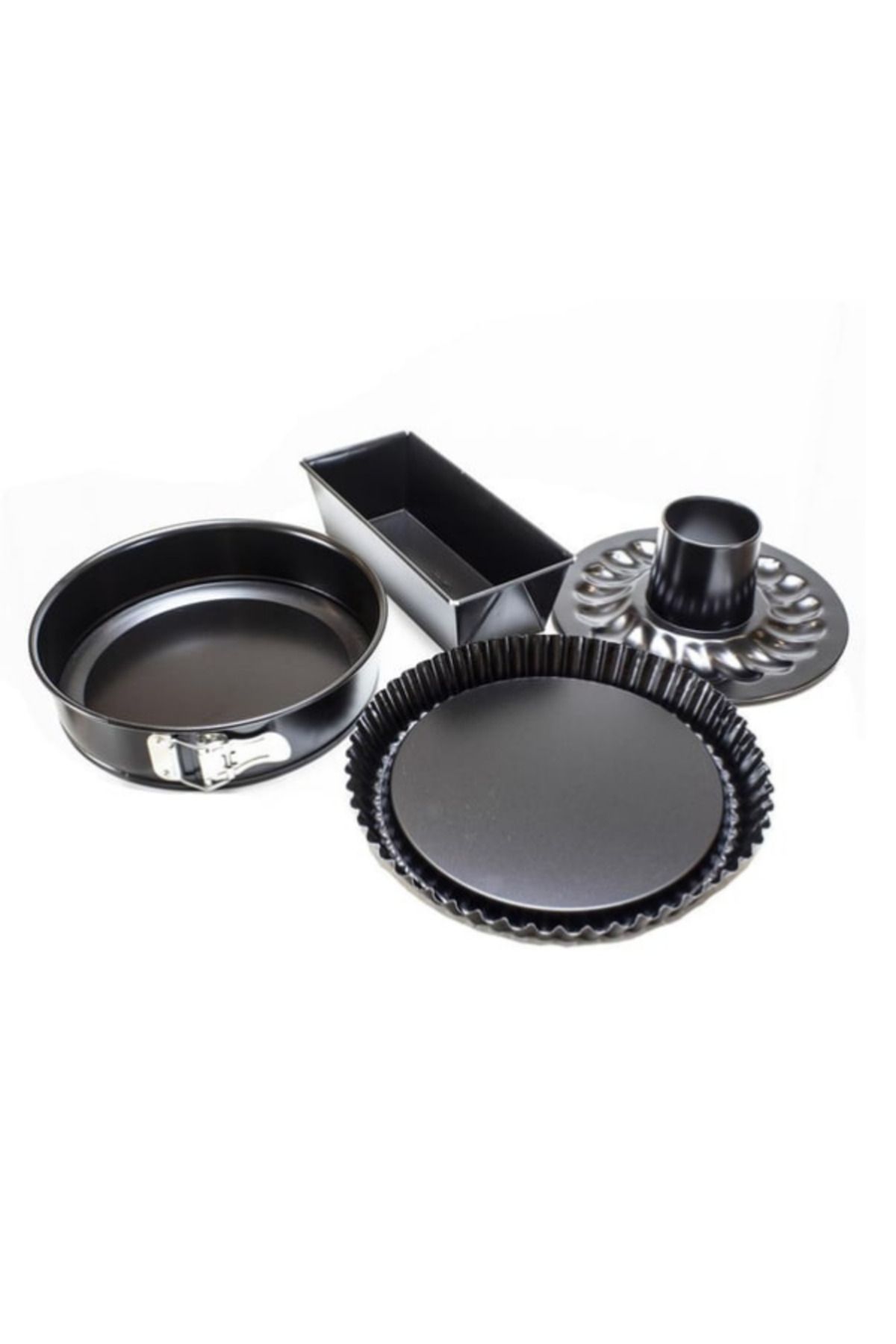 Tinky Winky Metaltex Set Kek Kalıbı Siyah 4'lü