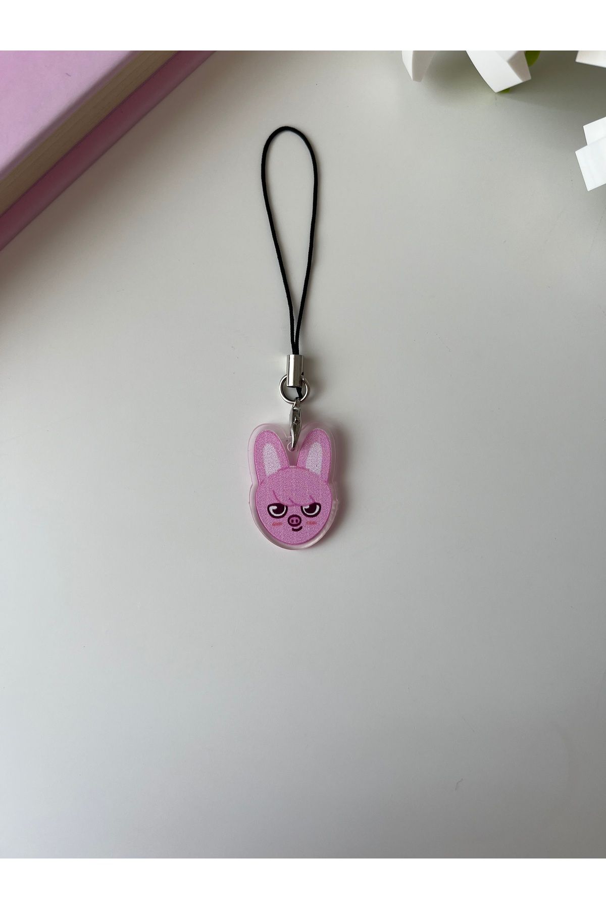 Hara Company Stray Kids SKZOO Dwaekki Lightstick Telefon Charm / Çanta Süsü