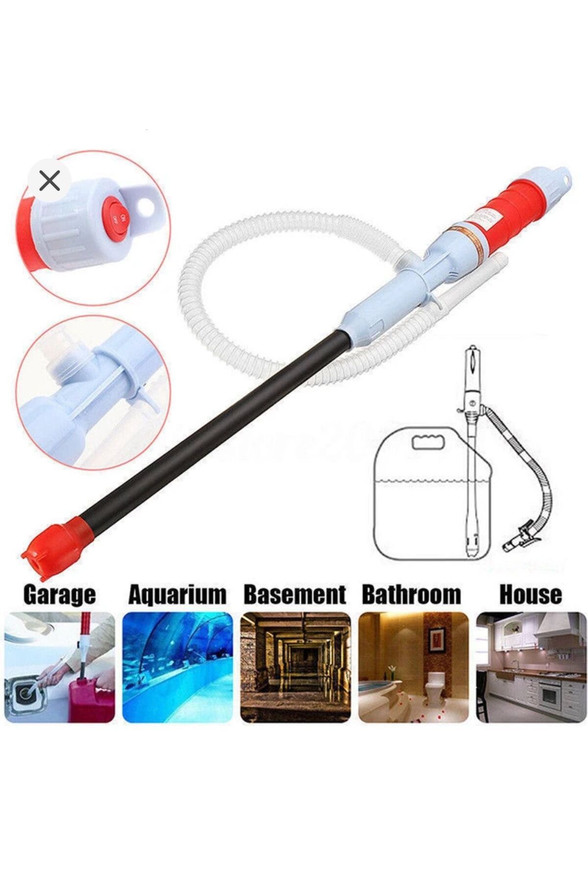 akın pompa TAŞINABİLİR ELEKTRİKLİ YAĞ POMPASI