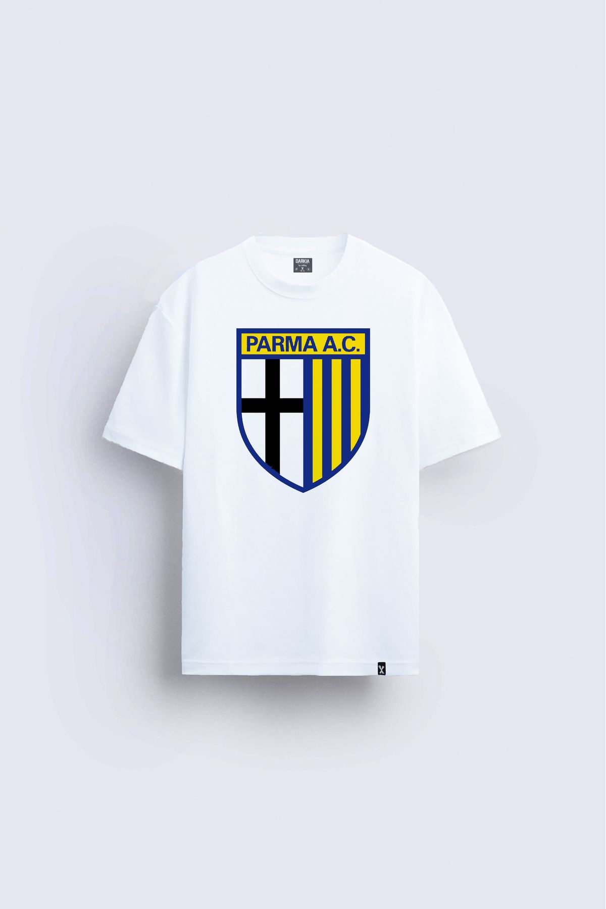 Darkia Parma Calcio 1913 Futbol Takımı Baskılı Bisiklet Yaka Çocuk Yetişkin Beyaz Tişört T-shirt