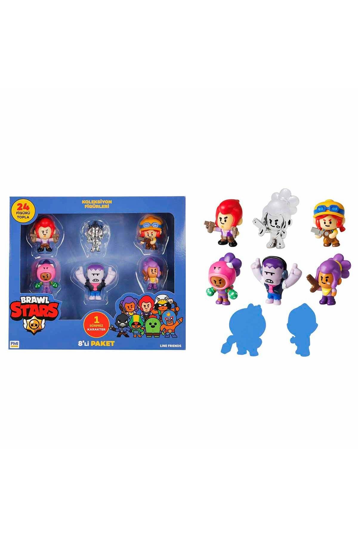 SECTOYS Brawl Stars Delüks 8'li Figür Seti S1 - Colt'Lu Set 8 Li Brawls Star Figür Seti Model 3 Amber Crow
