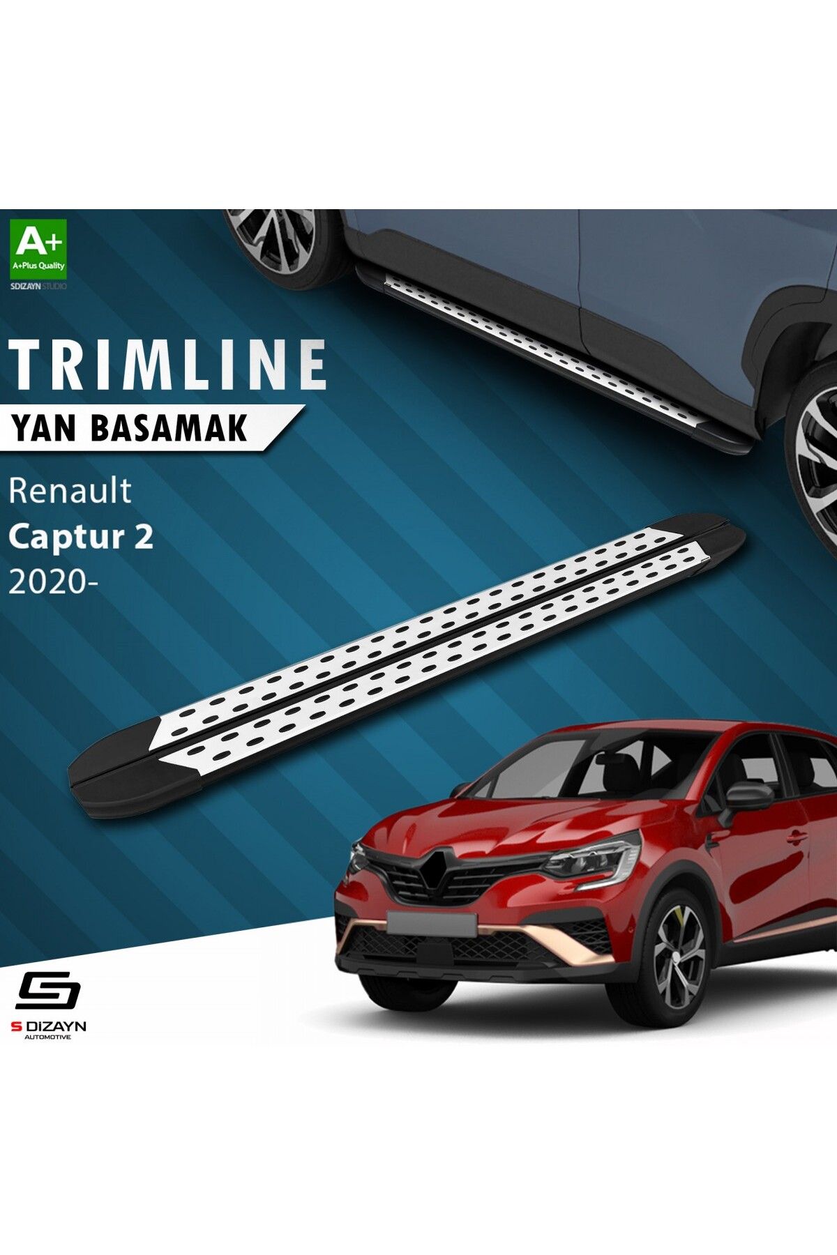 S Dizayn S-Dizayn Renault Captur 2 TrimLine Gri Yan Basamak 179 Cm 2020 Üzeri