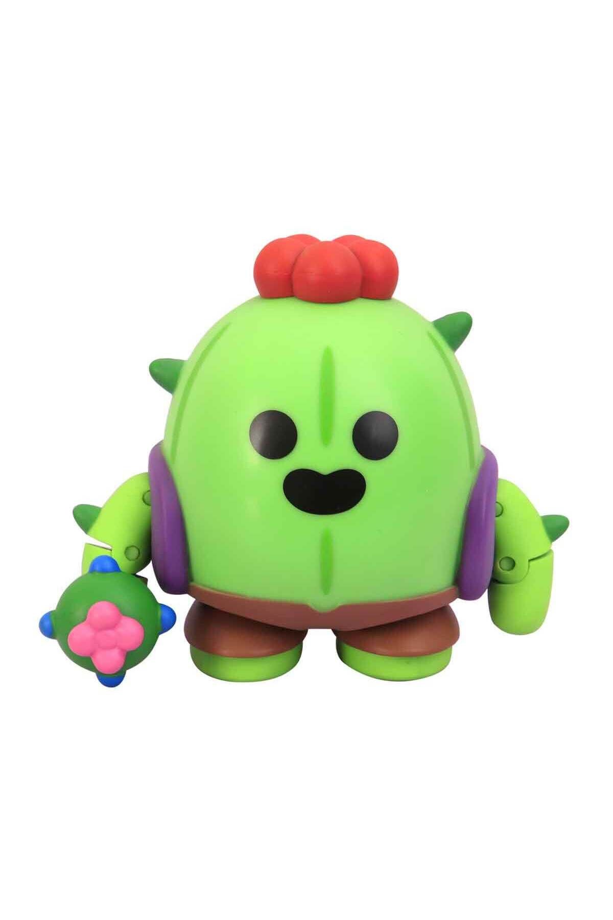 SECTOYS BRAWL STARS Tekli Aksiyon Figürü Spıke Oyuncak Brawl Stars Yeşil Şişman Spıke Figür